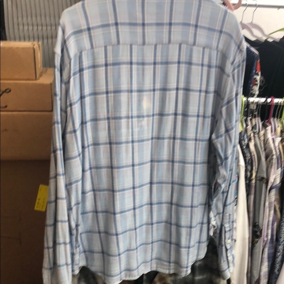 Lucky Brand Blue Casual Button Down Shirt - Picture 5 of 5